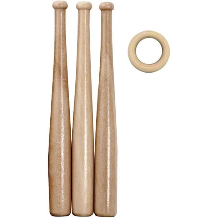 Lot De 8 Mini Battes De Baseball En Bois – 14,8 Cm, Non Finies, Pour Artisanat Et Déco