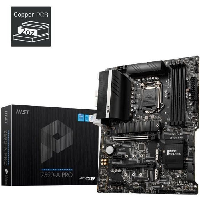 MSI - Carte mère Z590-A PRO Reconditionné - MSI reconditionné disponible sur Cdiscount Seconde Vie