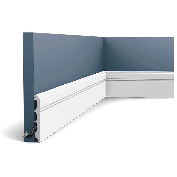 Plinthe Orac Decor SX118-RAL9003 LUXXUS CONTOUR Plinthe Protection de
