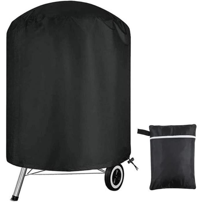 Housse Barbecue Ronde Famibay 600D Oxford Imperméable 63,5 X 68,6 X 88,9 Cm – Protection Totale Extérieur