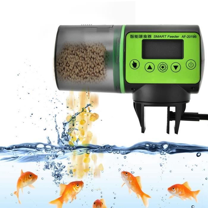 Sonew Mangeoire automatique intelligente pour poissons Distributeur automatique de nourriture