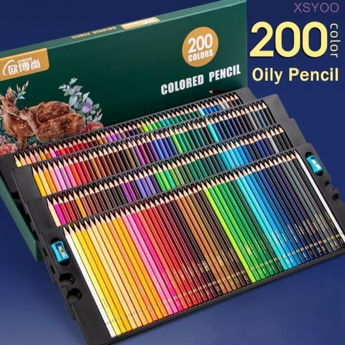 Set De 180 Crayons De Couleur Professionnels Shuttle Art - Avec Taille-crayons - Neuf