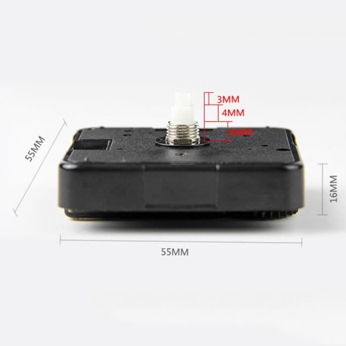 Mouvement D'horloge à Pendule FUTUREORYY - Mécanisme Silencieux Sans Pile, Noir - Parfait Pour Remplacer Votre Ancien Mécanisme D'horloge Murale