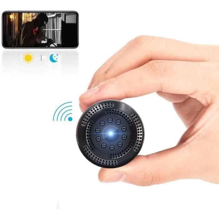 Mini Caméra Espion 1080p Sans Fil Avec Vision Nocturne - Détection De Mouvement, Magnétique, Pour Surveillance Intérieure/extérieure