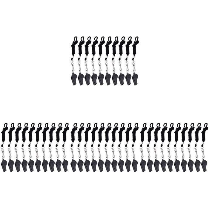 Lot De 20 Boucles De Sifflet De Survie En Plastique - Dégagement Latéral, Pour Bracelets Paracorde, Chiens - 5