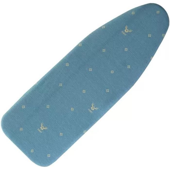 Housse De Planche à Repasser Universelle - Revêtement Argenté Anti-Brûlure | Coton Haute Température 250°C | 110x44cm
