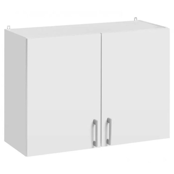 Meuble haut de cuisine Eco Blanc 2 portes L 80 cm - Cuisineandcie