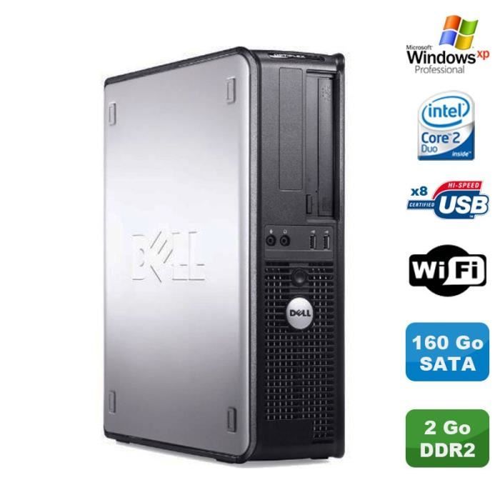 PC DELL Optiplex 330 DT Intel Core 2 Duo E4300 1.8GHz 2Go DDR2 WIFI
