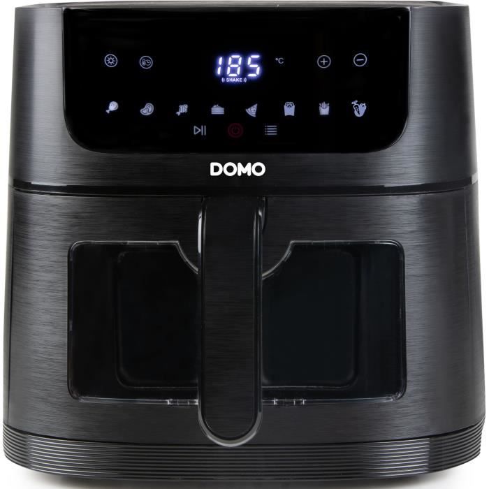 Friteuse à air chaud - DOMO - DO540FR - 6L - Ecran digital - 8 programmes - Deli-Fryer