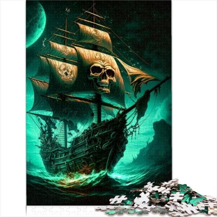 Puzzle 1000 Pièces Voile À Travers La Galaxie Puzzle Rond Pour Adultes