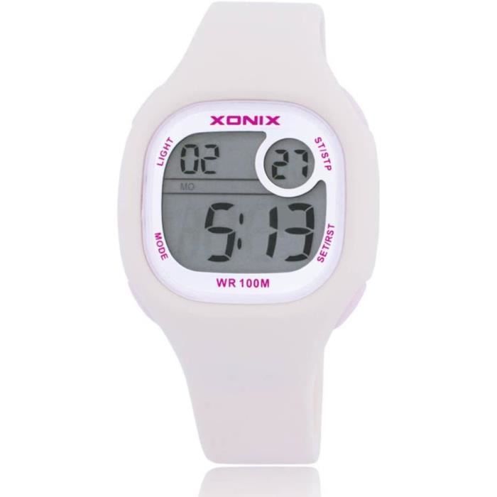 Montre Homme Numérique SYNOKE étanche 30 M - Multifonction Quartz Avec Boîte Et Papiers