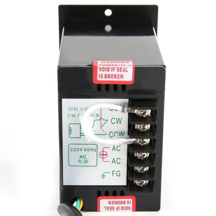 Contrôleur De Vitesse Moteur 400W 220V - Régulateur Avant/arrière Pour Moteurs CA - Usage Professionnel