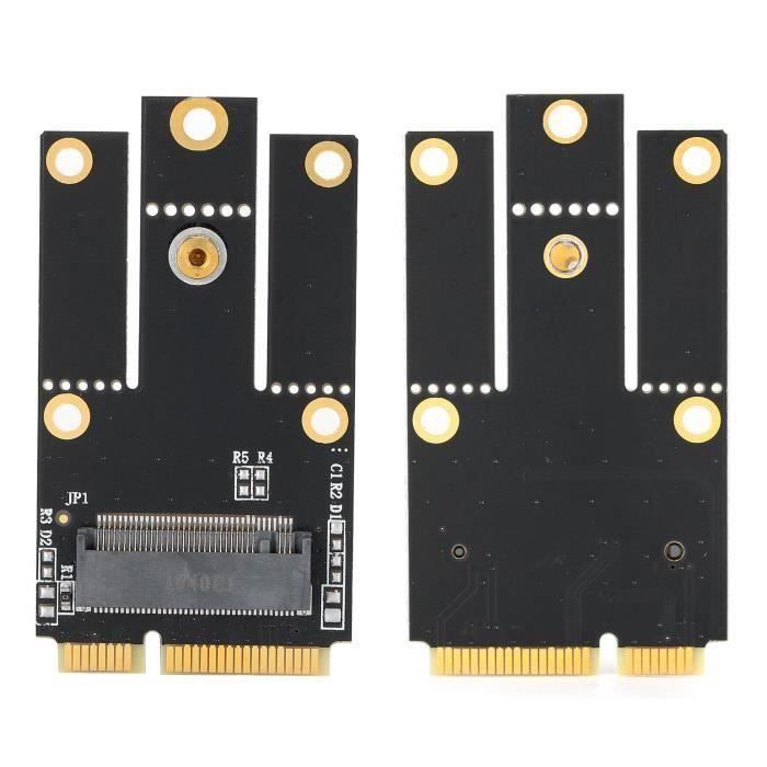 Adaptateur Wifi M.2 Mini PCIE Carte Réseau Sans Fil vers M2 NGFF Key A+E Wifi Card Raiser avec Emplacement | FR