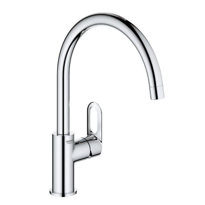 Mitigeur évier Grohe Start Loop Chrome Bec haut pivotant Cartouche céramique 28mm - vue 2