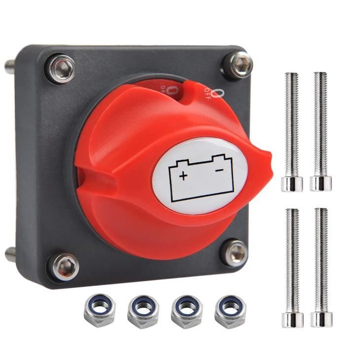 Interrupteur De Batterie CoupeCircuit Voiture Bateau Moto (12 V 24 Cdiscount Auto