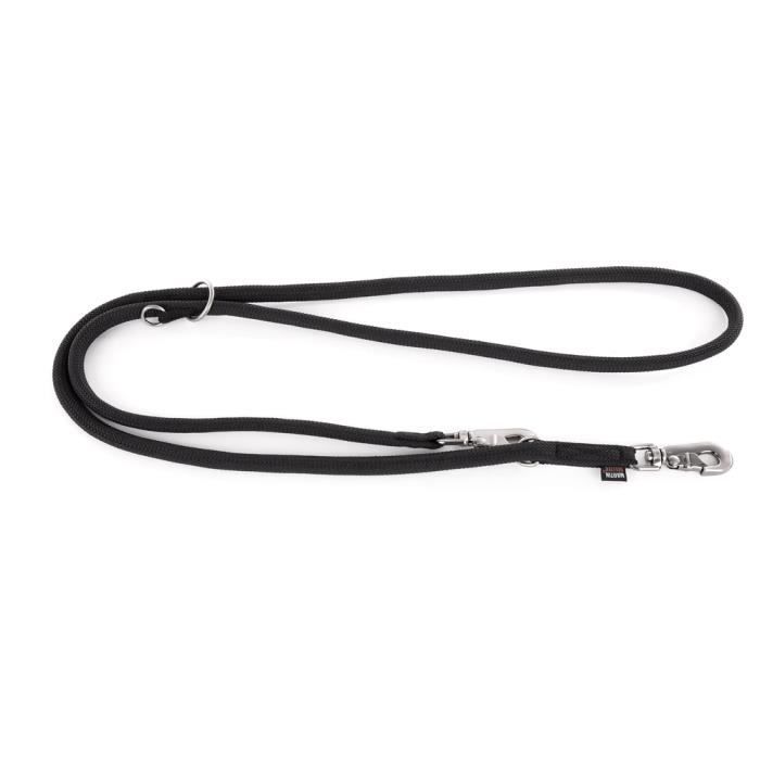 Martin Sellier - Laisse de Dressage Multiposition en Nylon - Noir