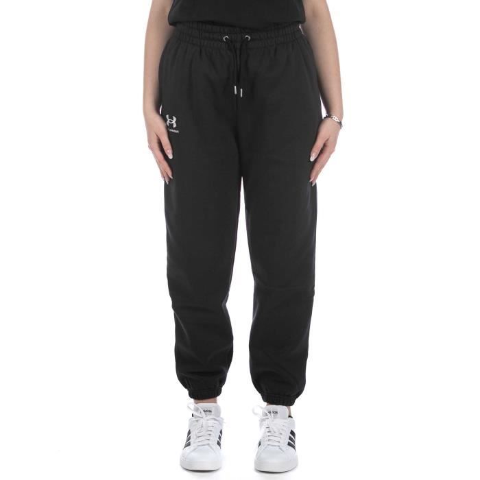 Pantalon de survêtement - Under Armour - Essential Fleece - Noir - Taille élastiquée - Poches latérales Pantalon de survêtement - Under Armour - Essential Fleece - Noir - Taille élastiquée - Poches latérales