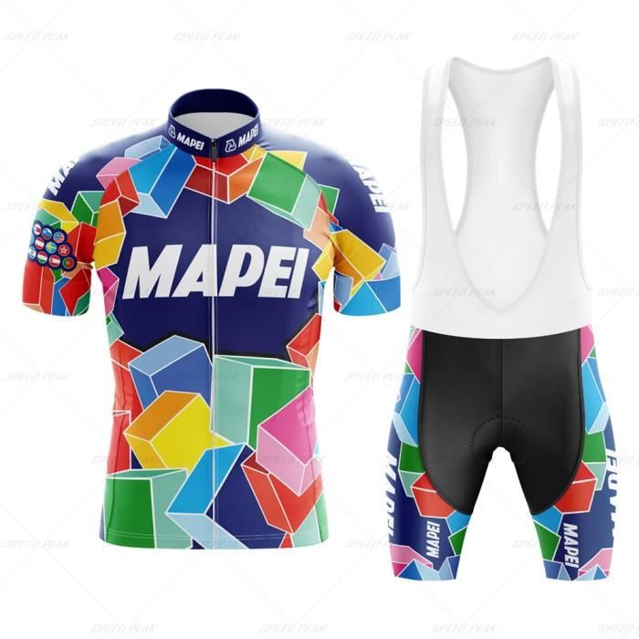 Mapei Santini Maillot Vélo Cyclisme Tg. XL
