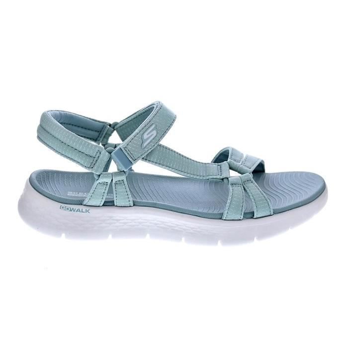 Skechers Sandales Go Walk - SKECHERS - Femme - Fermeture Scratch - Vert