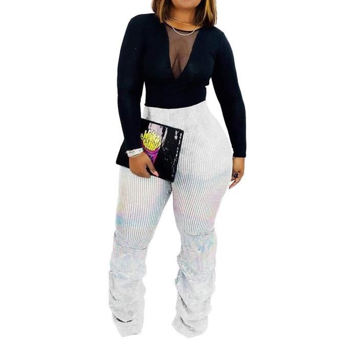 SXME MIGHT SAY Legging Métallique Brillant Effet Mouillé Pour Enfant Avec Taille Extensible, Cerise, 3-4 Ans