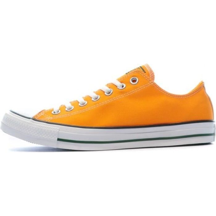 converse orange homme