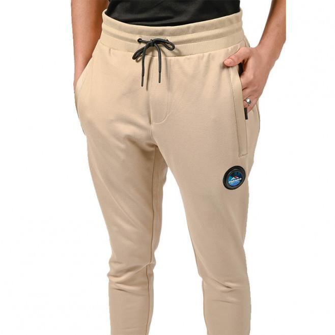 pantalon de survêtement - helvetica - glyn - beige - homme - fitness