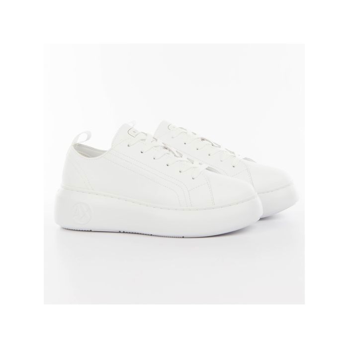 Armani Exchange Basket Armani Exchange Femme eagle AX Blanc Synthétique