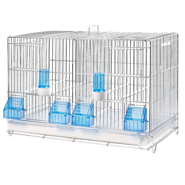 Meilleurs prix pour Cage d'élevage pour canaris - 2GR - pliable et démontable - grille zinguée