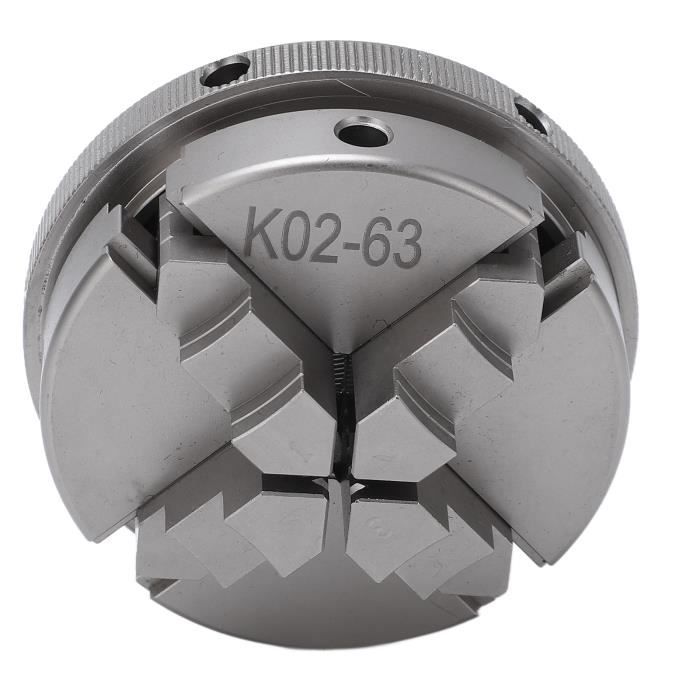 Mandrin Autocentré 4 Mâchoires 65 Mm Avec Filetage MT2 Et Tiges 14x1 - Neuf