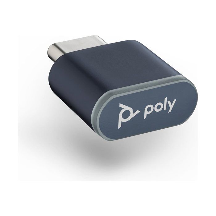 Adaptateur USB-C Bluetooth - Poly - BT700 - Connectivité sans fil - Couleur blanche - Léger