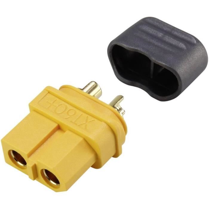 Prise femelle pour batterie XT60 - REELY - RE-6702318 - Doré - 60 A - 1 pc(s)
