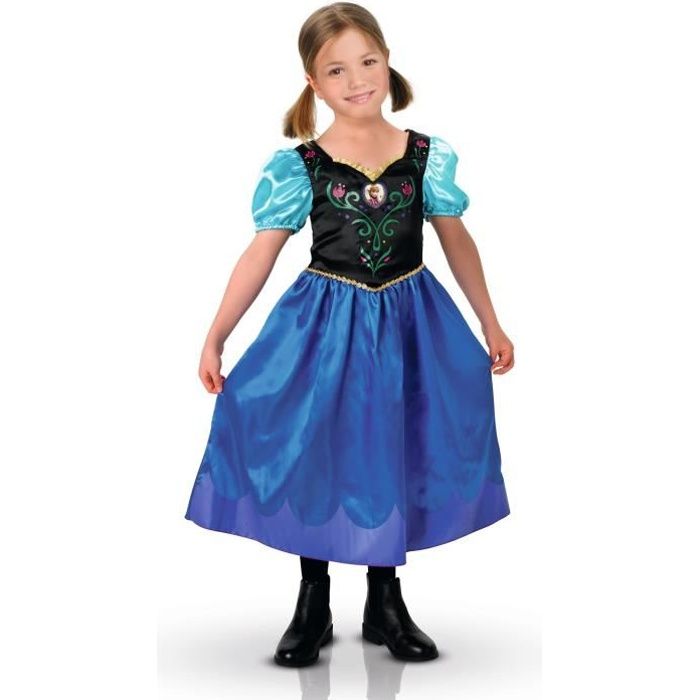 Déguisement Anna La reine des neiges 2 Disney Rubies Costume Frozen II  taille 7-8 ans robe princesse violet noir