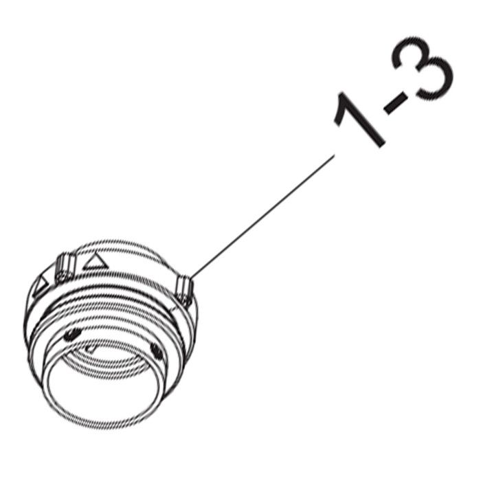 Bouchon dorigine (repère n°1-3) Machine à laver Lave-linge DC97-22023B SAMSUNG