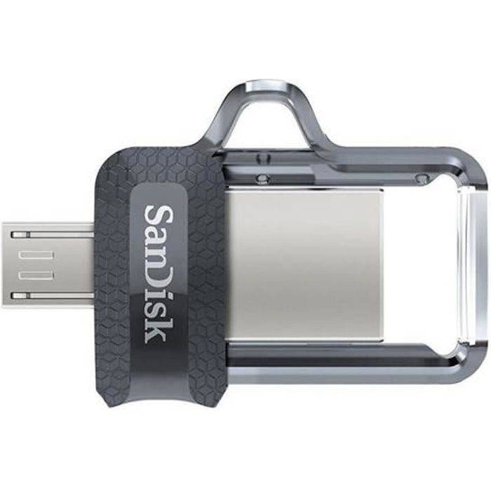 Clé USB SANDISK Ultra Dual M3.0 - 16 Go - USB 3.0 / micro USB