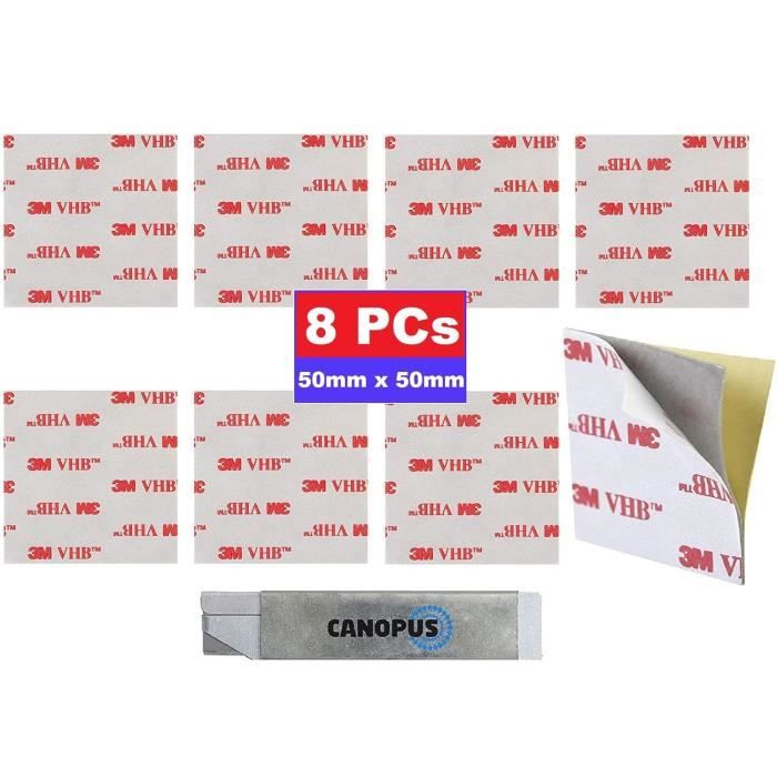 Ruban Adhésif Double Face 3M VHB 9088 - Ultra Mince 0.2mm, Transparent - 5mm X 50m