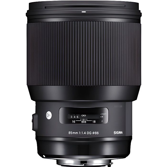 Objectif SIGMA 85 mm f/1,4 DG HSM ART Canon - Téléobjectif - Bokeh exceptionnel - Haute résolution