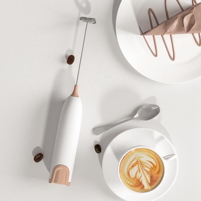 Mousseur à Lait électrique Sans Fil - Pour Café, œufs, Mélanges - Portable Et Rechargeable