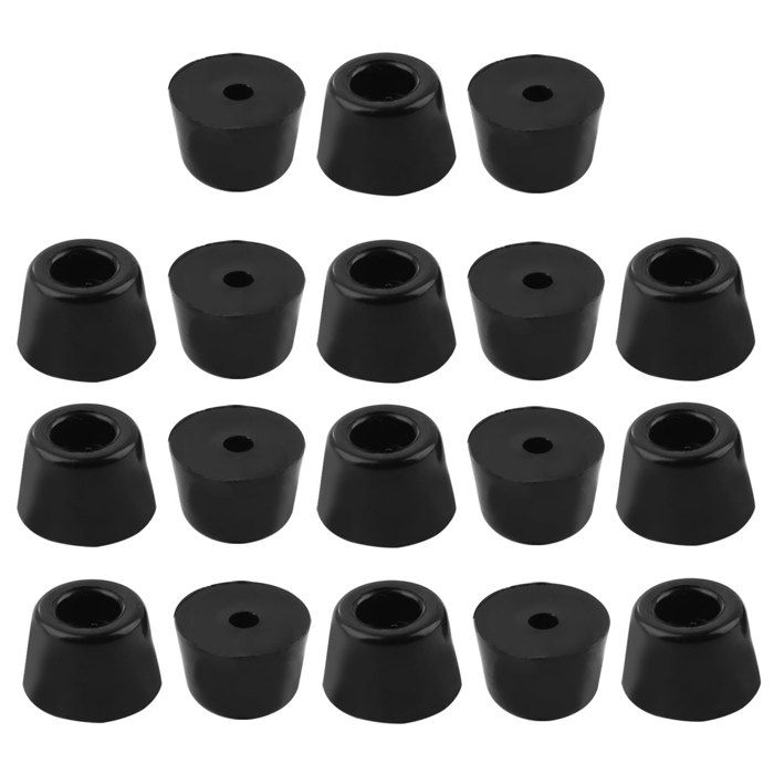 Haut-Parleur Petit Piquet Trousse Guides 25.5mm Noir 8 Paires - Fixation Grille