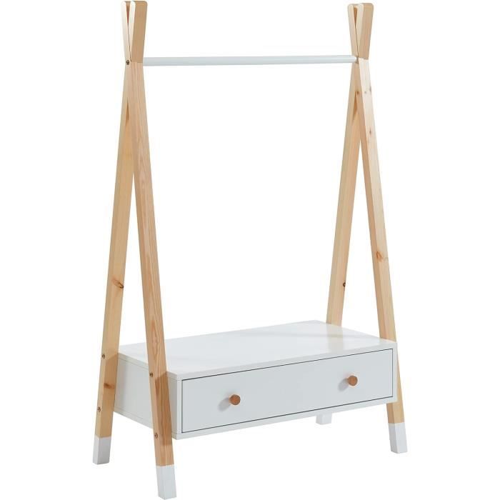 Commode enfant - BAÏTA - Gamme TIPI - Blanc et