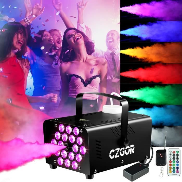 Nébuliseur à Brouillard Avec 12 LED Colorées – Pour Aquarium, étang, Décoration D’ambiance – Fêtes Et Intérieur