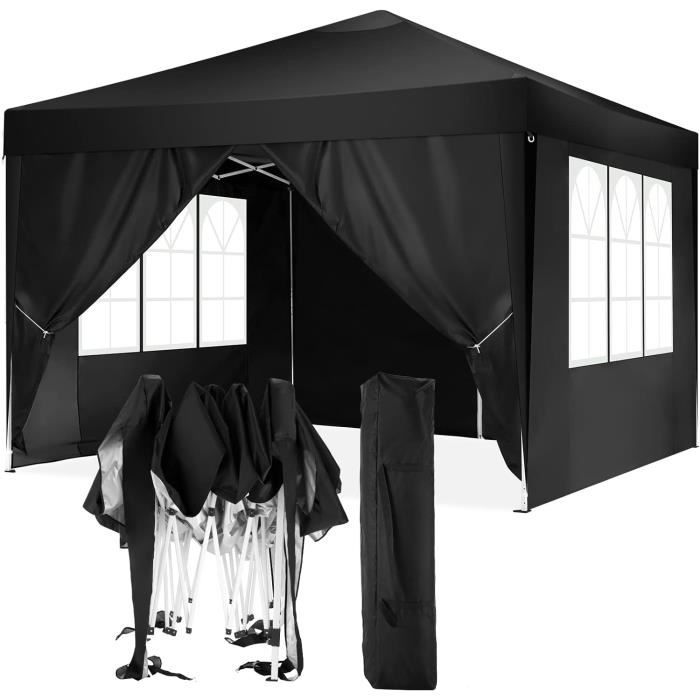 Sac De Rangement Tonnelle Pliable 3x3m à 3x6m - Étanche Noir 210D - Transport Et Protection