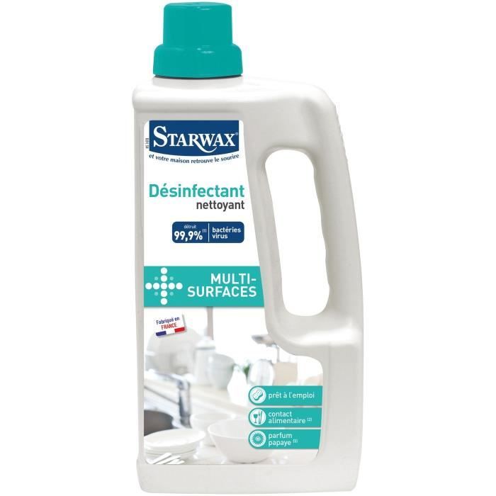 STARWAX - Désinfectant nettoyant multi surface 1l