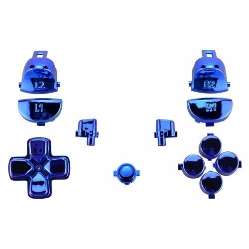 Lot de boutons PS4 Chrome - vue 3
