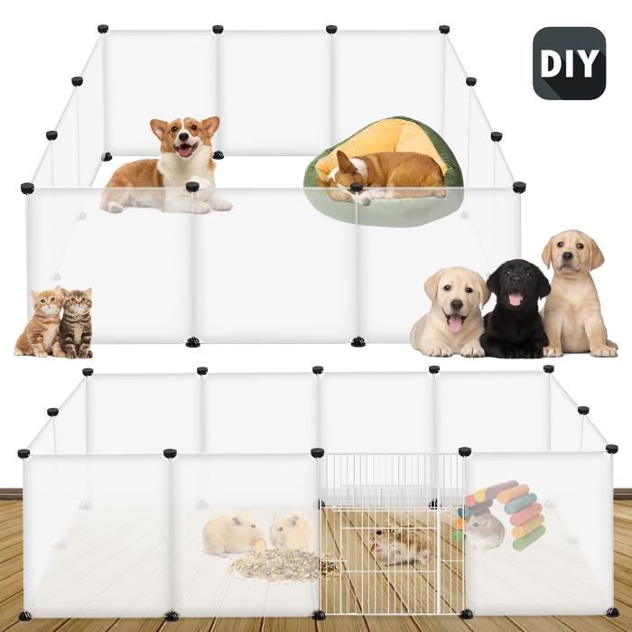 Comparer les prix de Enclos extérieur chiot parc chiot course chien parc petit animal chat cage SUUSOLNY
