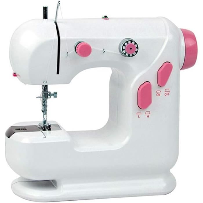 Mini Machine à Coudre électrique Portable – 2 Vitesses – Parfaite Débutants Et Réparations Rapides – Fonction Piles Ou USB