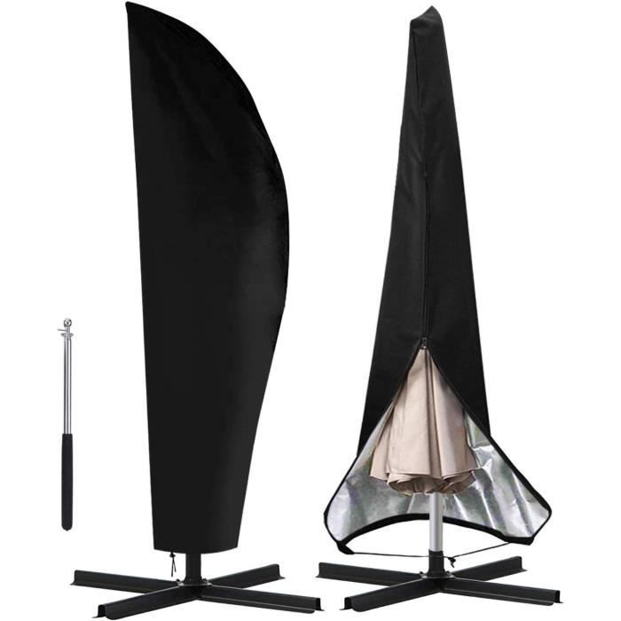 Protection étanche Oxford 600D Coupe-vent UV 226cm Housse Parasol Chauffant Étanche 600D - Protection UV Et Vent 226x83x48cm Housse 226x83x48cm Coupe- vent