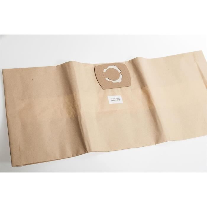 Lot De 5 Sacs D'aspirateur + 1 Filtre Pour Kärcher MV4 MV5 MV6 Et WD4 WD5 WD6 - Pièces De Rechange Haute Qualité