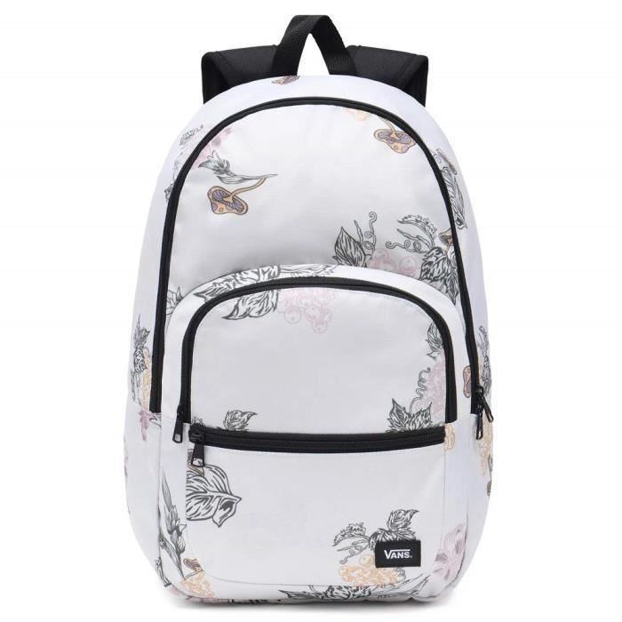 Vans Sac à Dos pour Femme Ranged 2 Prints-B Blanc VN0A7UFMBZH