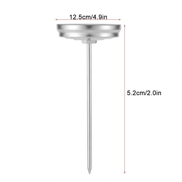 Thermomètre Alimentaire - Cuisson Sonde - Acier inoxydable - 5.2*12.5cm Thermomètre Alimentaire - Cuisson Sonde - Acier inoxydable - 5.2*12.5cm