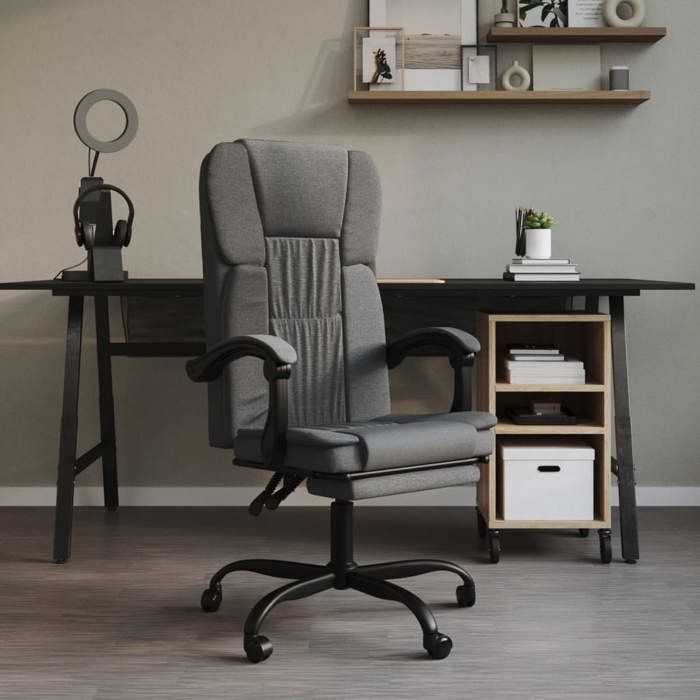 vidaXL Fauteuil Inclinable de Bureau Siège Inclinable Chaise dOrdinateur Dossier
